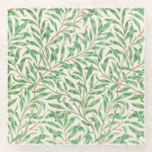 Willow Bough William Morris Pattern Glasuntersetzer