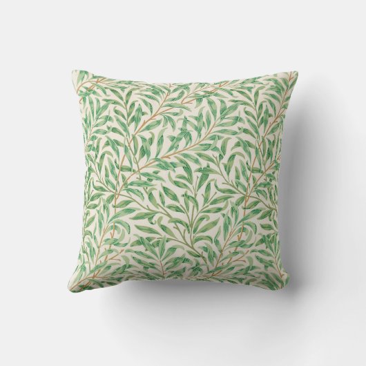 Willow Bough William Morris Pattern Kissen (Rückseite)