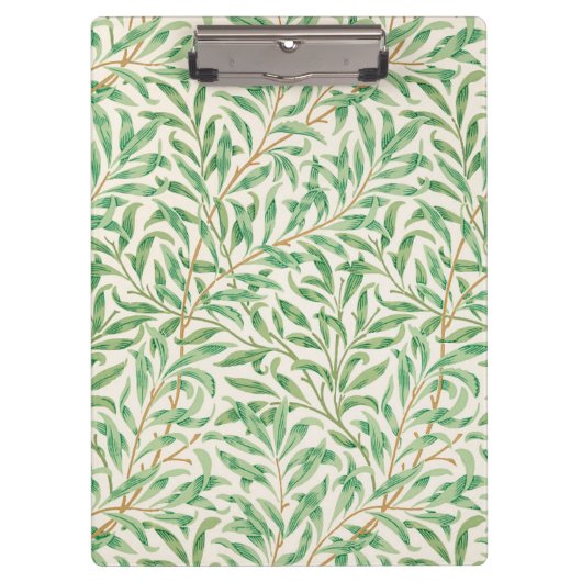 Willow Bough William Morris Pattern Klemmbrett (Vorderseite)