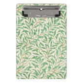 Willow Bough William Morris Pattern Mini Klemmbrett (Vorderseite)