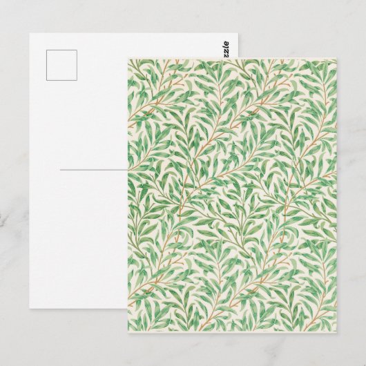 Willow Bough William Morris Pattern Postkarte (Vorne/Hinten)