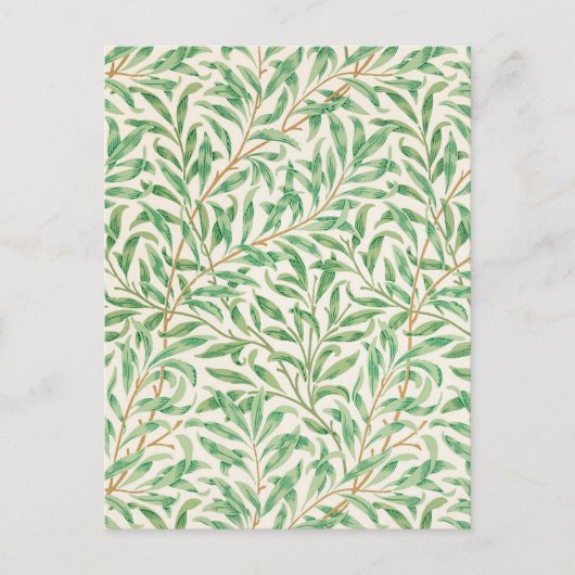 Willow Bough William Morris Pattern Postkarte (Vorderseite)