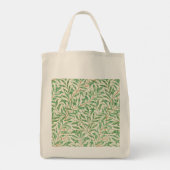 Willow Bough William Morris Pattern Tragetasche (Rückseite)