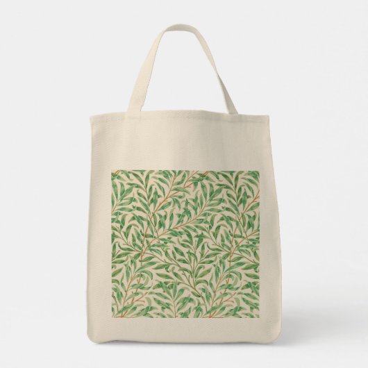 Willow Bough William Morris Pattern Tragetasche (Rückseite)