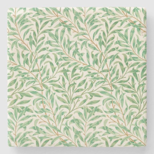 Willow Bough | William Morris | Steinuntersetzer (Vorderseite)