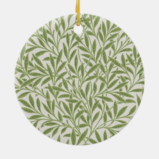 Willow Boughs by William Morris Keramik Ornament (Hinten)