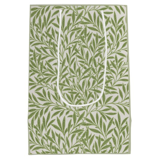 Willow Boughs by William Morris Mittlere Geschenktüte (Rückseite)