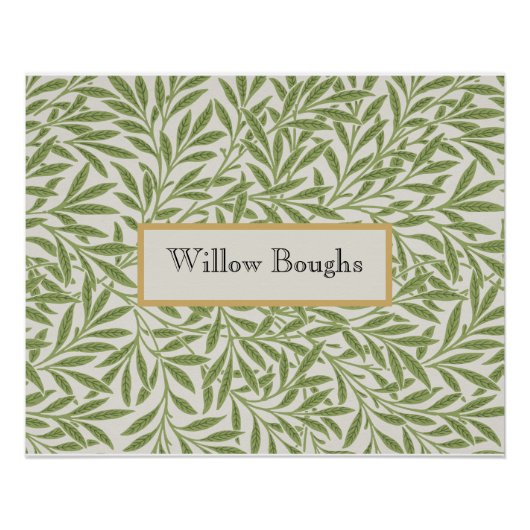 Willow Boughs by William Morris Poster (Vorderseite)