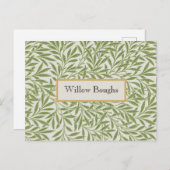 Willow Boughs by William Morris Postkarte (Vorne/Hinten)