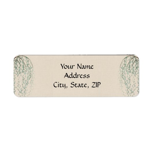 Willow Branch auf Linen (Vorne)