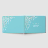 Willow Branches Robins Egg Blue Wedding Guest Book Gästebuch (Voll)