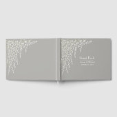 Willow Branches Taupe Wedding Guest Book Gästebuch (Voll)