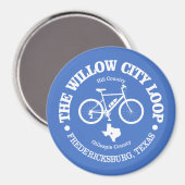 Willow City Loop (Radfahren) Magnet (Vorderseite/Rückseite)