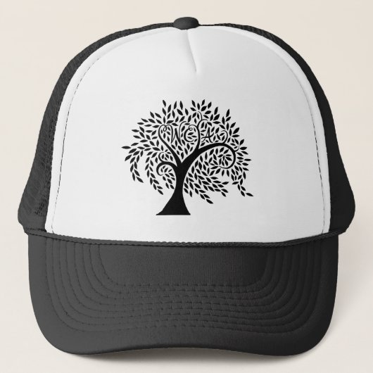 Willow Creek Academy Wispy Tree Logo Truckerkappe (Vorderseite)