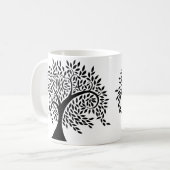 Willow-Creek HochschulWispy Baum-Logo Kaffeetasse (Vorderseite Links)