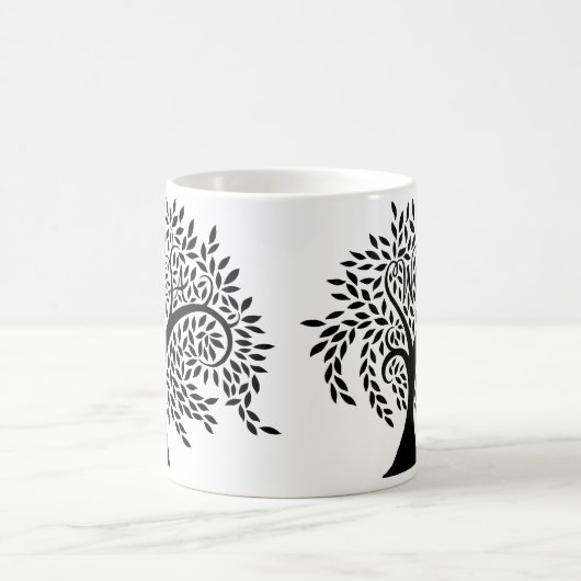Willow-Creek HochschulWispy Baum-Logo Kaffeetasse (Mittel)