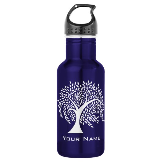 Willow-Creek HochschulWispy Baum-Logo Trinkflasche (Vorderseite)