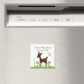 Willow Deer Baby Shooter Magnet Keepake (In Situ (Geschirrspüler))