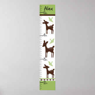 Willow Deer Family Chart Behalte bei 8x44! Poster
