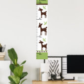Willow Deer Family Chart Behalte bei 8x44! Poster (Heimbüro)