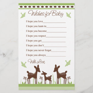Willow Deer Family wünscht einen Baby Letter