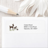 Willow Deer Forest Address Labels (Insitu)