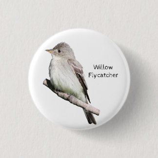 Willow Flycatcher Button