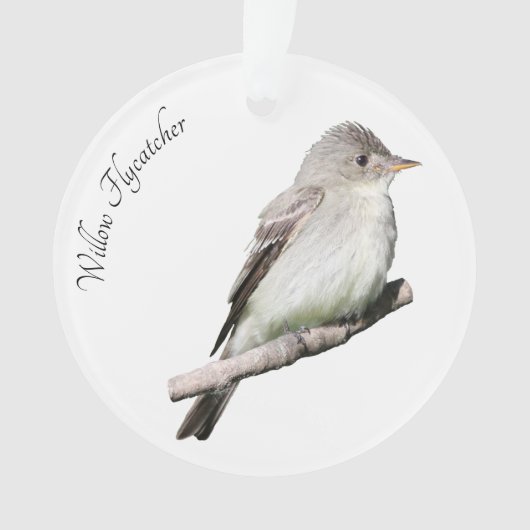 Willow Flycatcher Ornament (Vorderseite)