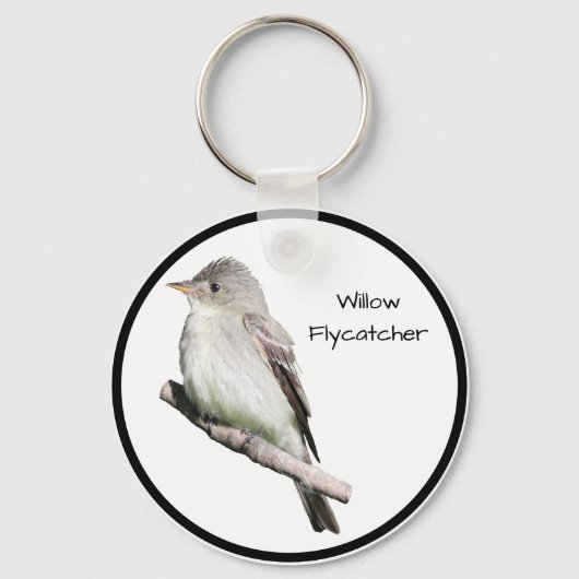 Willow Flycatcher Schlüsselanhänger (Vorderseite)