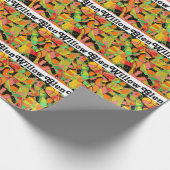 Willow Glen geometric abstract art san Jose Geschenkpapier (Ecke)