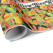 Willow Glen geometric abstract art san Jose Geschenkpapier (Rolleneckpunkt)