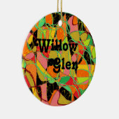 Willow Glen geometric abstract art san Jose Keramik Ornament (Rechts)