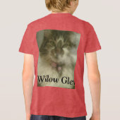 Willow Glen Patchwork und Katze Tri-Blend Shirt (Rückseite)