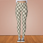 Willow Grau and Bone Checkerboard Leggings<br><div class="desc">Willow Grau and Bone Checkerboard</div>