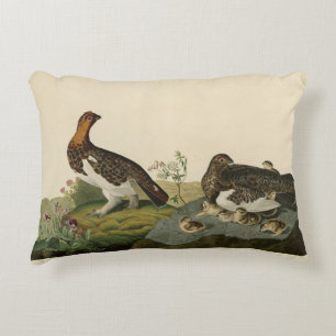 Willow Grous (Grouse) - Audubons Vögel von Amerika Dekokissen