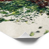 Willow Hall Dam, Sowerby Bridge Impressionistische Poster (Ecke)