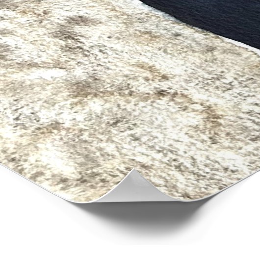 Willow in Vase Aquarell Poster (Ecke)