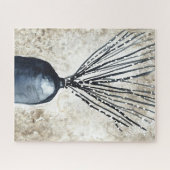 Willow in Vase Aquarell Puzzle (Horizontal)