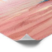 Willow Liebe Tree Painting Poster (Ecke)