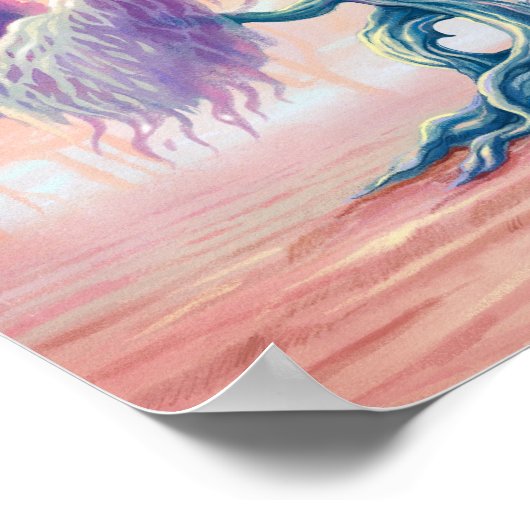 Willow Liebe Tree Poster (Ecke)