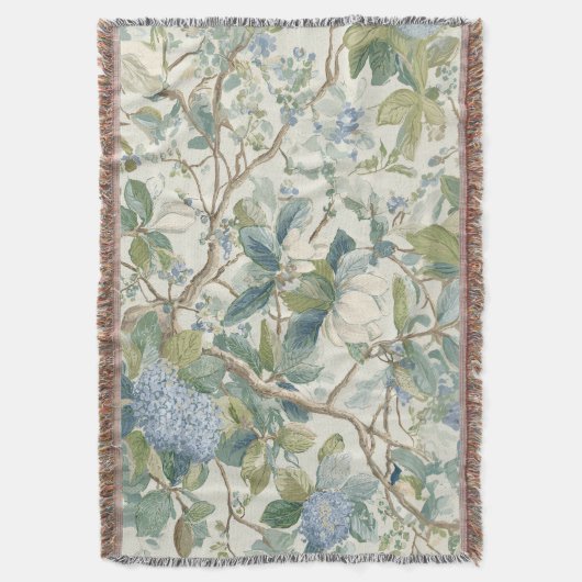 Willow Little Magnolia Wallpaper Floral Coastal  Decke (Vorderseite Vertikal)