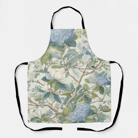 Willow Little Magnolia Wallpaper Floral Coastal Schürze (Vorderseite)