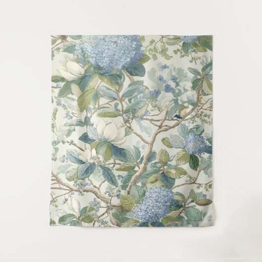Willow Little Magnolia Wallpaper Floral Coastal Wandteppich (Vorderseite)