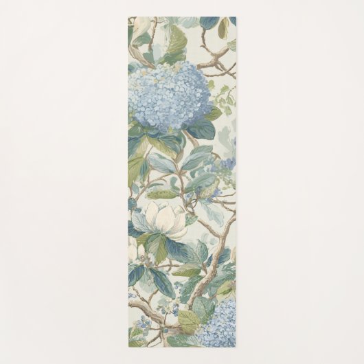 Willow Little Magnolia Wallpaper Floral Coastal Yogamatte (Vorderseite)
