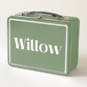 Willow Metall Brotdose (Vorderseite)