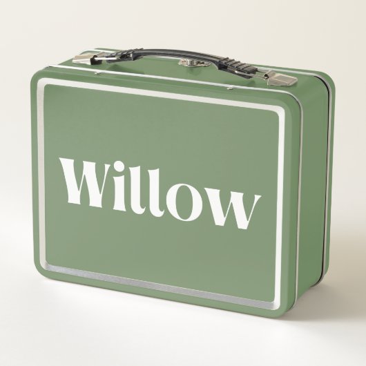 Willow Metall Brotdose (Rückseite)