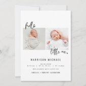 WILLOW Minimalistisch Neugeborene Ankündigung von  (Vorderseite)