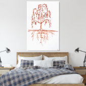 Willow mit Herz und Soul Leinwanddruck (Insitu (Schlafzimmer))