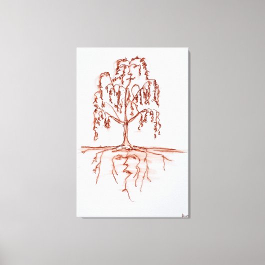 Willow mit Herz und Soul Leinwanddruck (Vorderseite)