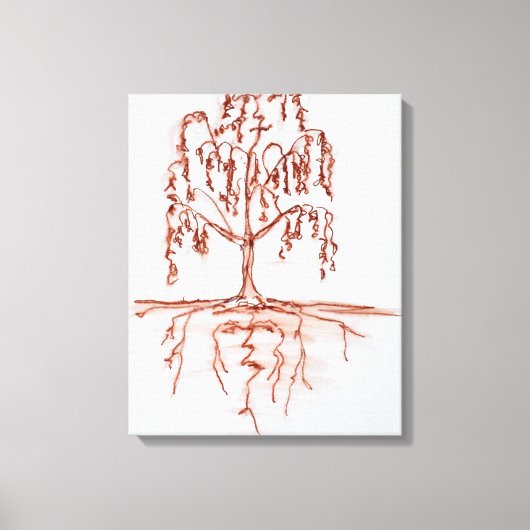 Willow mit Herz und Soul Leinwanddruck (Vorderseite)